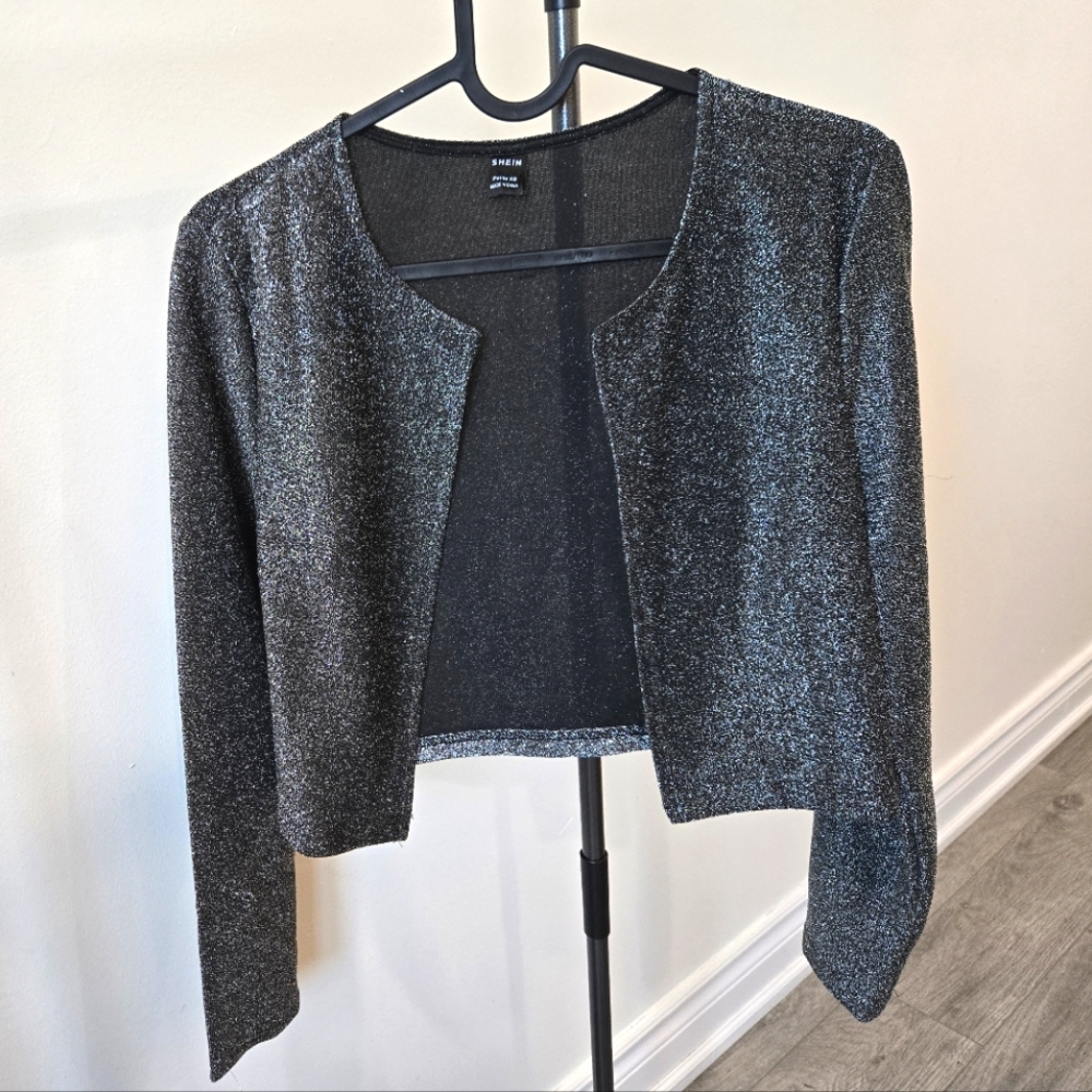 3/20$ - NWOT - Sparkly Open-Front Cardigan